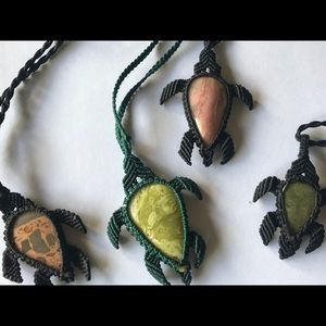 Macrame necklaces